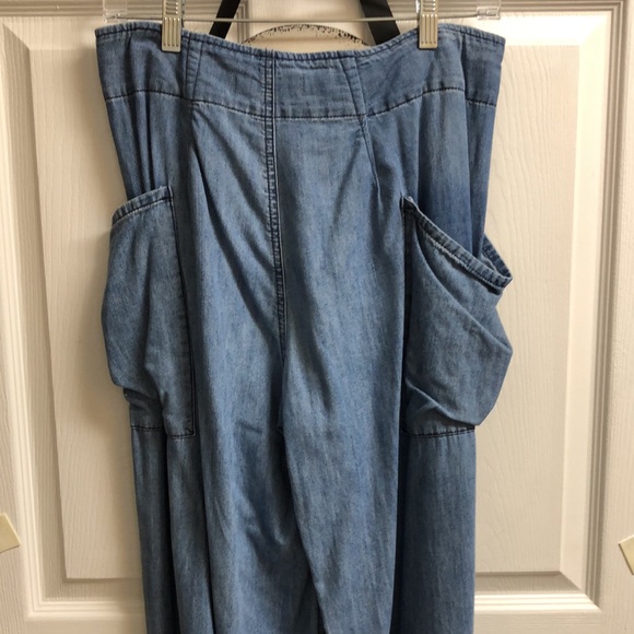 Free People Drapey Super Wide Leg Jeans 28 - Picture 2 of 4